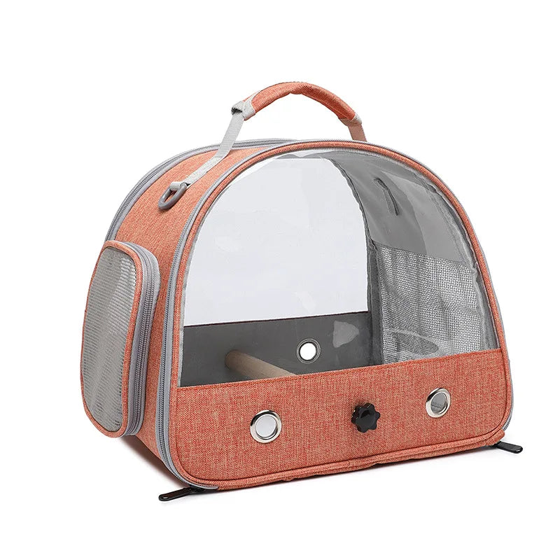 Pet Portable Travel Bag Outdoor Breathable Small Animal Carriers Equipment Zipper Double Open Oxford Small Pet Outing Supplies