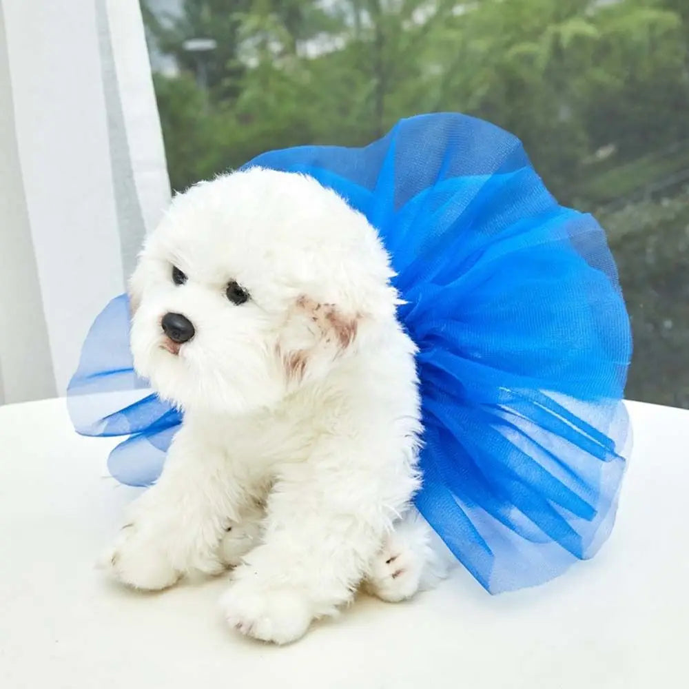 Fashion Tutu Dress Apparel For Small Medium Dog Teddy Schnauzer Pet Costume Pet Supplies Dog Dress Dog Skirts Puppy Clothes
